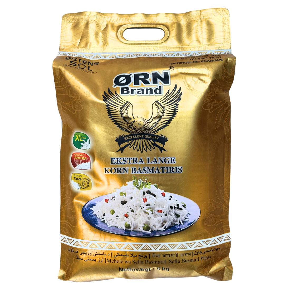 Ørn Brand Ekstra Lange Korn Basmatiris (Sella) 5kg